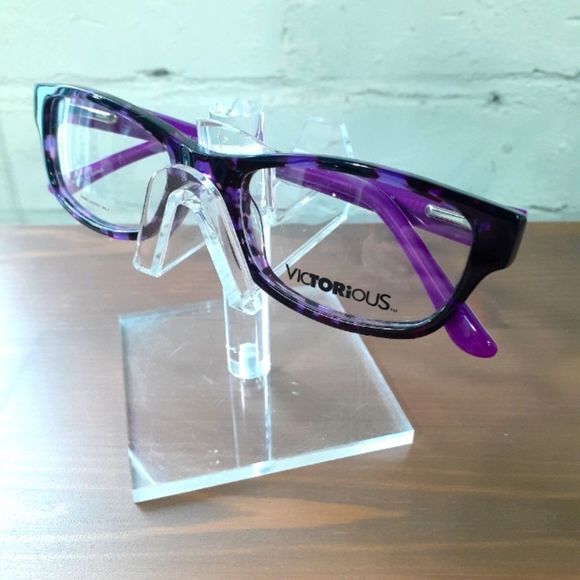 NEW Victorious, eyeglass frame, Prescription-ready Purple glasses, 50-17-135 - Picture 2 of 7